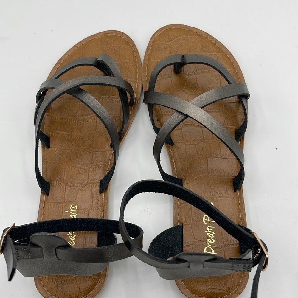 Dream Pair Bronze Like Strappy Sandals size 9